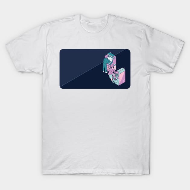 Boy Girl Anime Gaming Arcade T-Shirt by Nomi